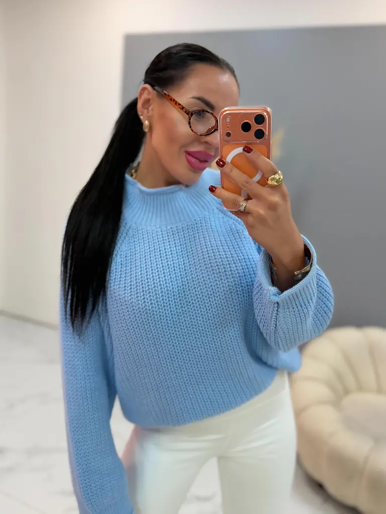 Pletený rolák VERLIA