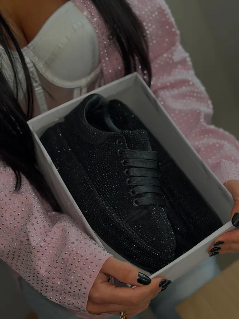 Trblietavé platformové tenisky ANEKA - next