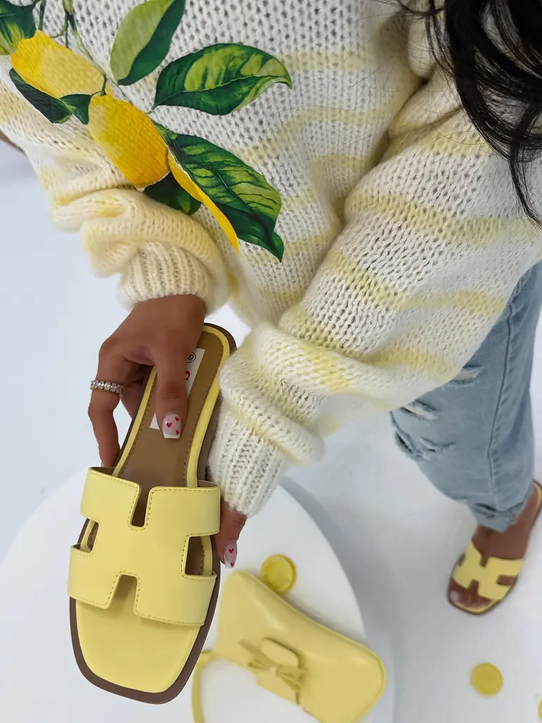 Žlté dámske šľapky MEREDITH- - next