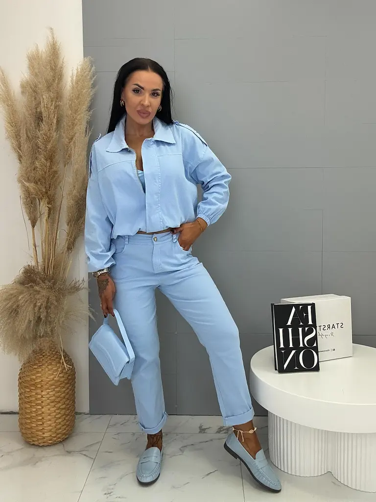 Dvojdielny denim komplet FREYA - next